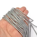 Hematyt srebrny mat nakrętka ok. 2x1mm [sznur 39cm]