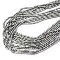 Hematyt srebro nakrętka ok. 3x1mm [sznur 39cm]