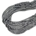 Hematyt grafit poduszki ok. 4x2mm [sznur 39cm]