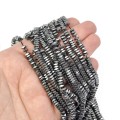 Hematyt grafit poduszki ok. 4x2mm [sznur 39cm]