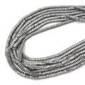 Hematyt srebrny mat poduszki ok. 4x2mm [sznur 40cm]