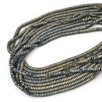 Hematyt multikolor zielono złoty poduszki mat ok. 4x2mm