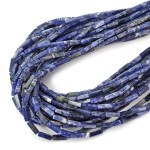 Sodalit prostopadłościan ok. 4x13mm [sznur 38cm]