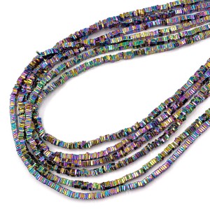 Hematyt multikolor heishi ok. 3x1mm