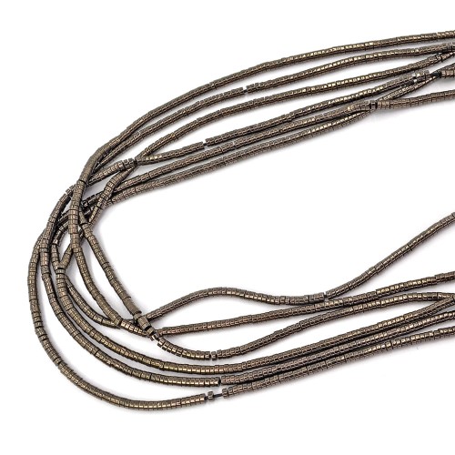 Hematyt brązowy walec ok. 2x1mm