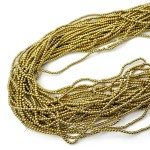 Hematyt jasne złoto kula gładka ok. 2,2mm