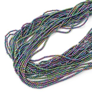 Hematyt multikolor kula gładka ok. 2,2mm