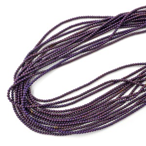 Hematyt fioletowy kula gładka ok. 2,4mm