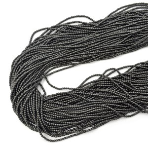 Hematyt czarny kula gładka ok. 2 mm