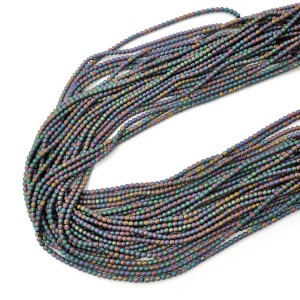 Hematyt multikolor matowa kula gładka ok. 2,2mm
