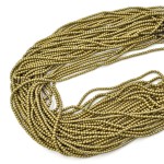 Hematyt jasne złoto matowa kula ok. 2,2mm