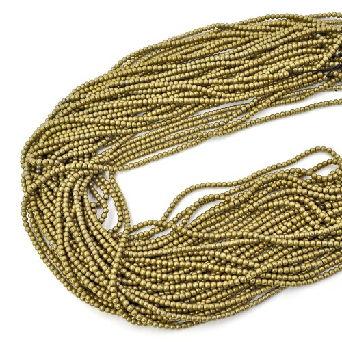 Hematyt jasne złoto matowa kula ok. 2,2mm