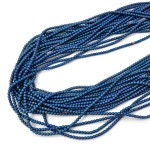 Hematyt niebieski matowa kula gładka ok. 2,2mm