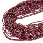 Granat kula fasetowana ok. 2mm
