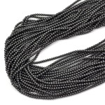 Hematyt czarny kula gładka ok. 3 mm