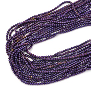 Hematyt fioletowy kula gładka ok. 3mm
