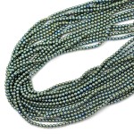 Hematyt zielono niebieski kula gładka ok. 3mm