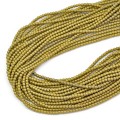 Hematyt jasne złoto matowa gładka kula 3 mm