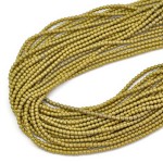 Hematyt jasne złoto matowa gładka kula 3 mm