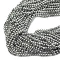 Hematyt srebrny kula gładka ok. 4mm