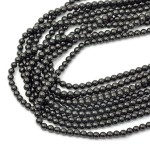 Hematyt czarny kula gładka ok. 4 mm