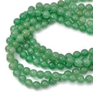 Awenturyn zielony  kula gładka ok. 10mm