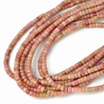 Rodonit różowy jasny talarek ok. 4x2mm