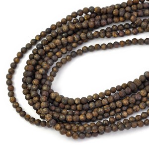 Bronzyt kula matowa ok. 4,5mm