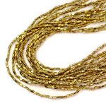 Hematyt złoto prostopadłościan obłe rogi ok. 2x3,5mm