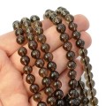 Kwarc Dymny kula gładka ok. 8mm