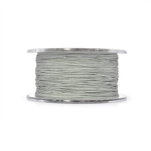 Sznurek do makramy szary ok. 0,6mm [szpula ok. 60m]