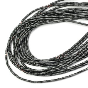 Hematyt grafit gładka oponka ok. 2,2x1mm 