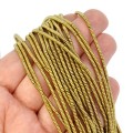 Hematyt jasne złoto gładka oponka ok. 2,2x1mm