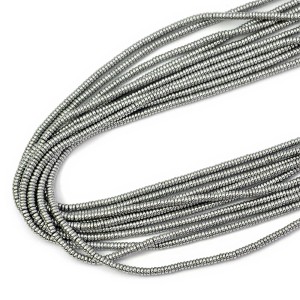 Hematyt srebrny gładka oponka ok. 2,2x1mm