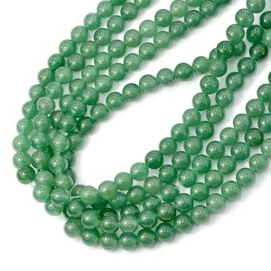 Awenturyn zielony kula gładka ok. 8mm