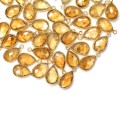 Cytryn ok. 19x10mm [zawieszka, srebro złocone 925]