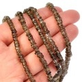 Kwarc dymny nieregularny talarek ok. 4,5-5x2-3mm