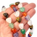 MIX kamieni serce ok. 10x10mm