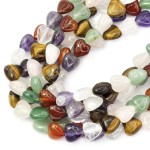 MIX kamieni serce ok. 10x10mm