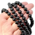 Onyks czarny kula gładka ok. 8mm