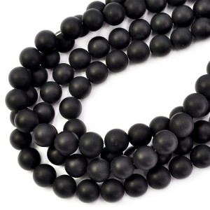 Onyks kula matowa ok. 10mm
