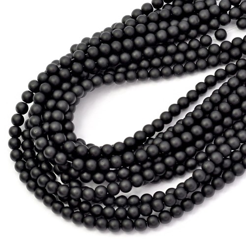 Black stone kula matowa ok. 6mm