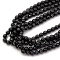 Black stone kula fasetowana ok. 8mm