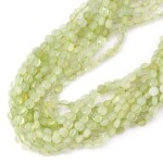 Jadeit moneta fasetowana ok. 4mm