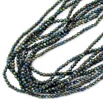 Spinel zielony kula fasetowana ok. 2mm