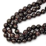 Granat kula gładka ok. 10mm