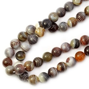 Agat botswana kula gładka ok. 12mm