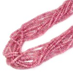 Turmalin różowy oponka fasetowana ok. 2,8x2mm