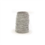 Łańcuszek kulka ok. 1,5mm  [stal szlachetna, kolor srebrny, 0,5m]