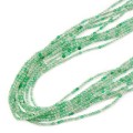 Agat zielony kula fasetowana ok. 2mm